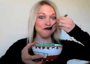 GiGi Eating Peas