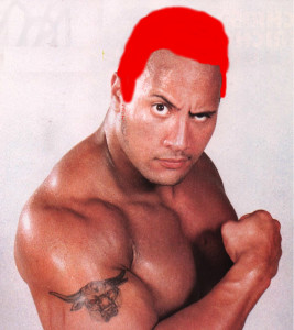The Rock with Red Hair