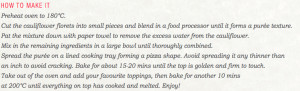 Pizza Instructions 1