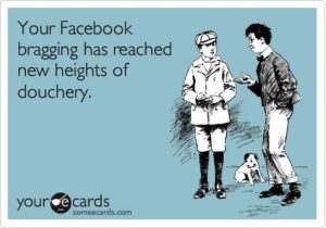 Bragging on Facebook