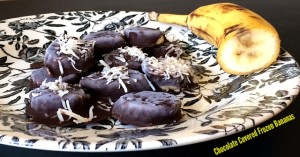 Frozen Chocolate Dipped Bananas