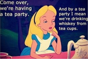 Alice in wonderland tea party