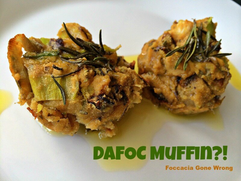Dafoc muffins - foccacia fail