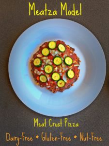 Individual Meat Crust Pizza