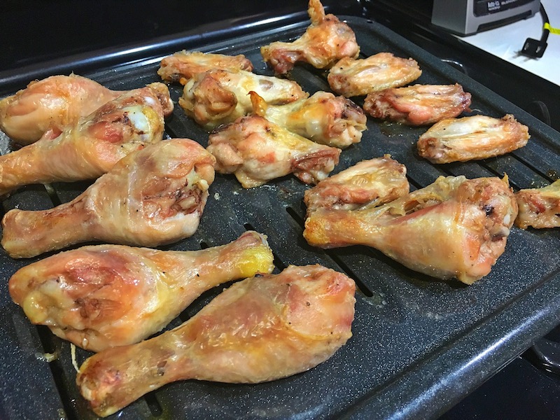 Roasted Chicken Wings Legs