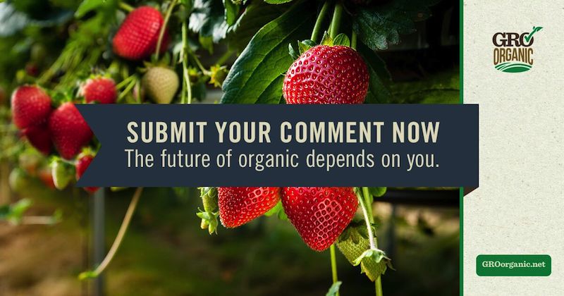 gro organic comment