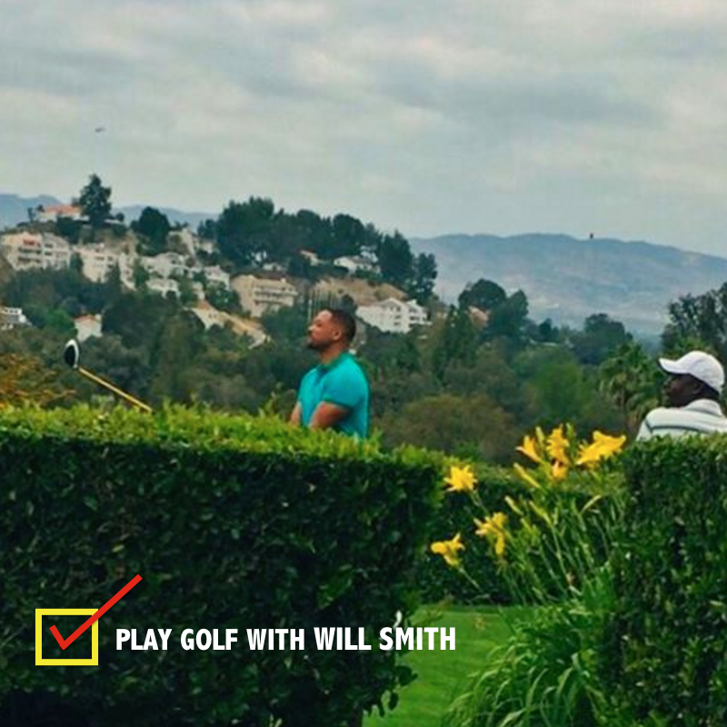 playing golf will smith