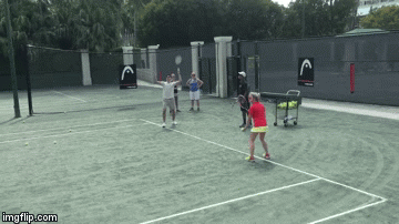 playing tennis ritz carlton florida