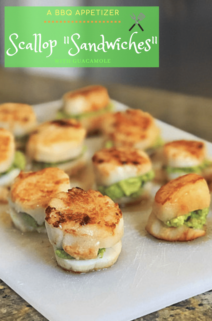 Scallops Guacamole Sandwiches - this easy recipe will be a crowd pleaser at least for those who love seafood/shell fish and guacamole! It's also a super easy keto and paleo approved recipe as well!