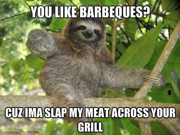 sloth meat grill