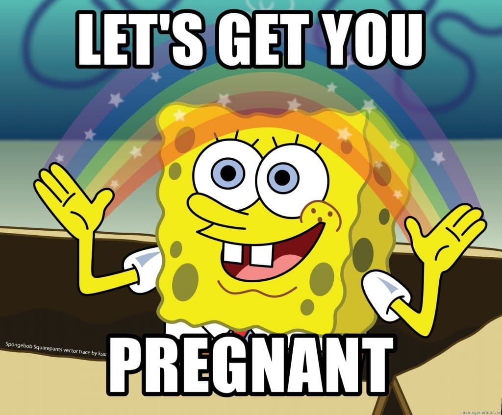 sponge bob pregnant