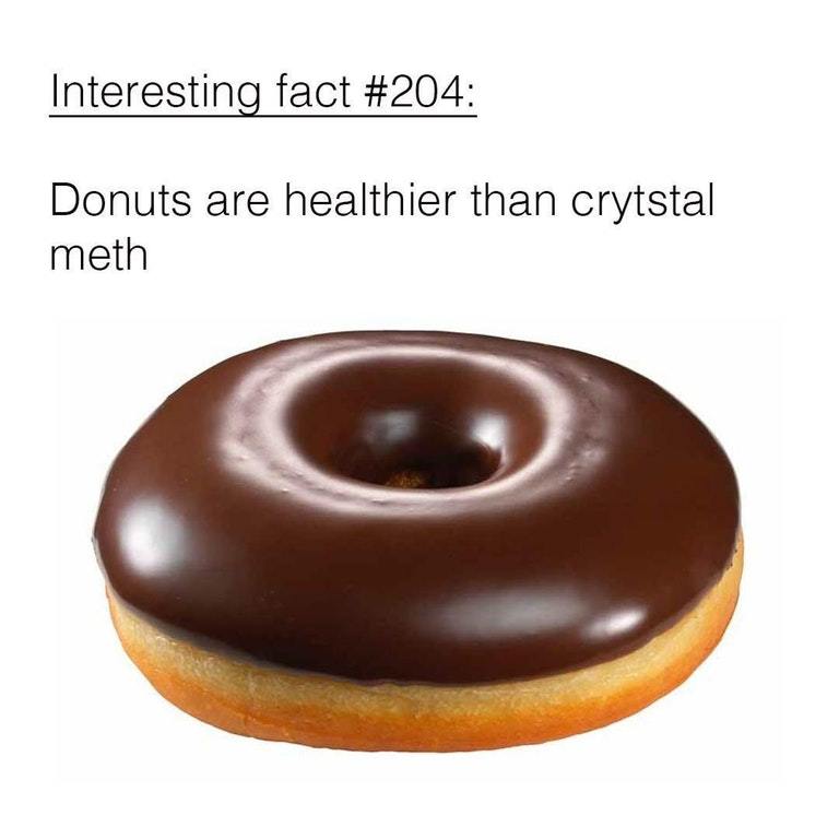 donut fact crystal meth