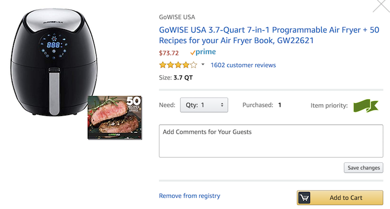 gowise usa airfryer on amazon