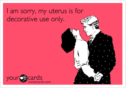 uterus decorative purposes only