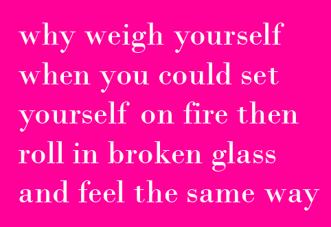 why weigh yourself