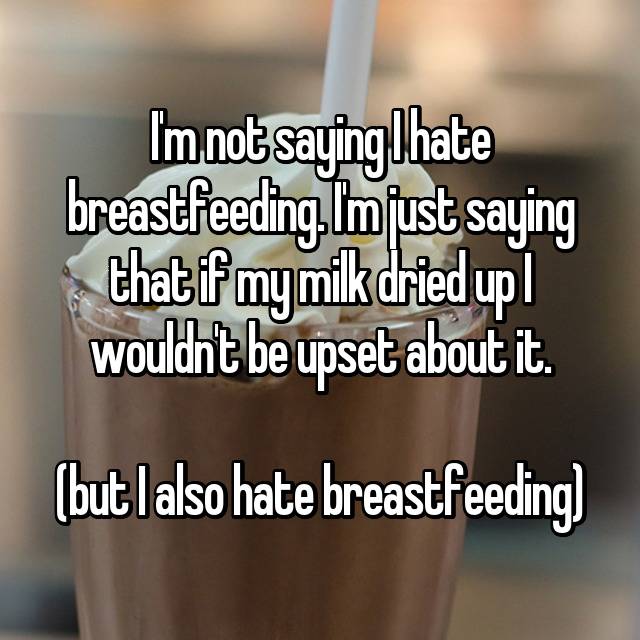 I hate breastfeeding meme