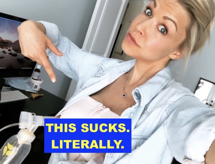 gigieatscelebrities breast pumping sucks