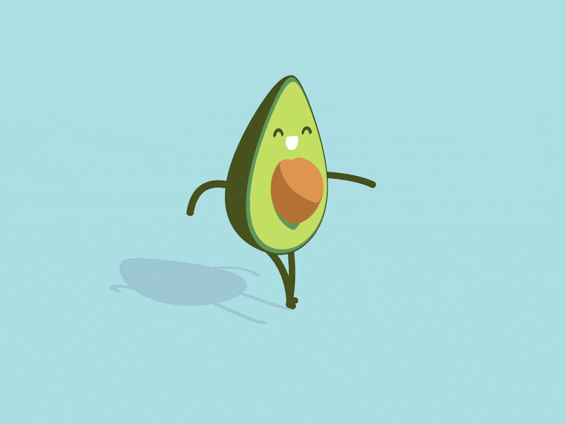avocado walking