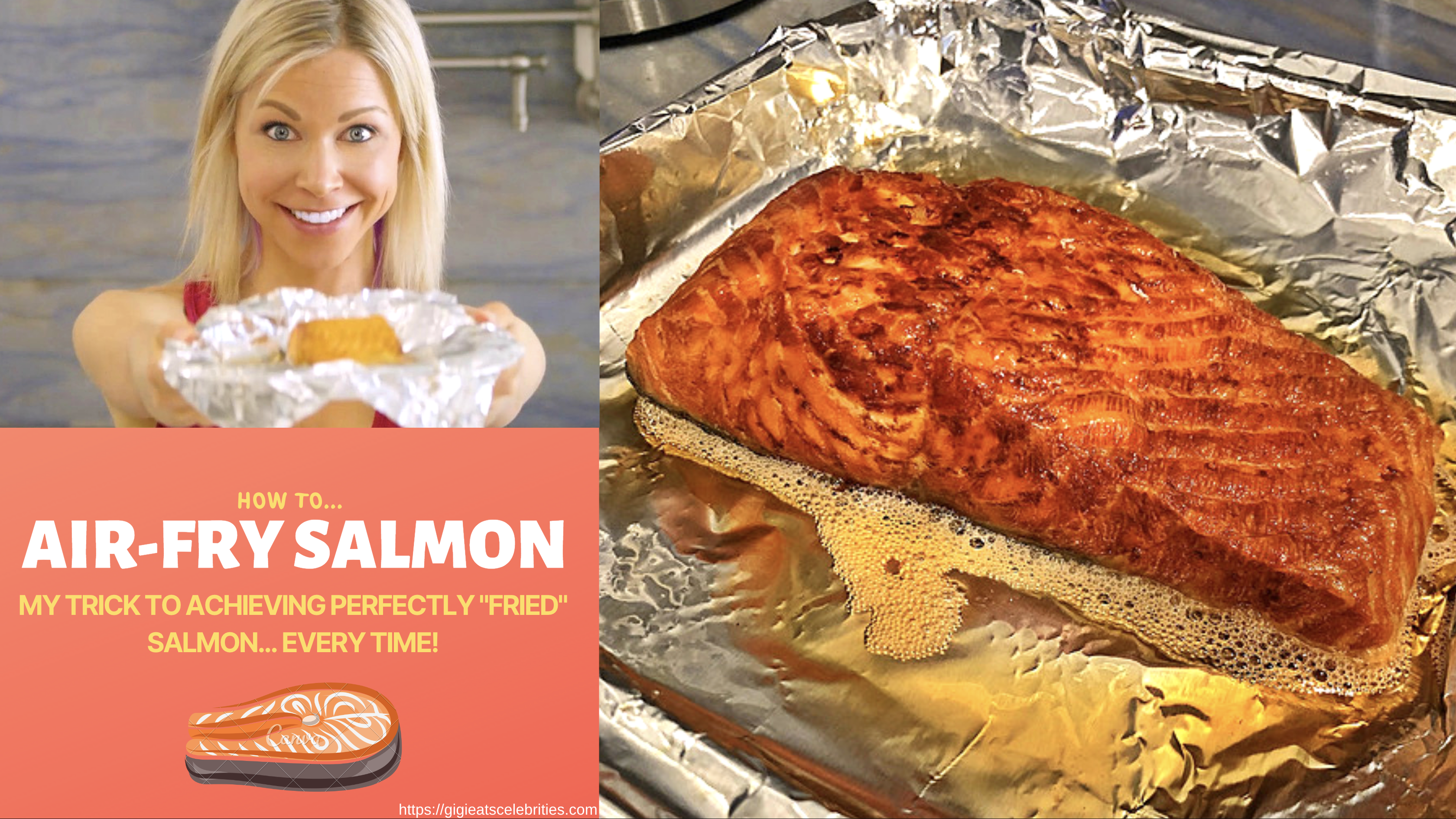 how to air fry salmon gigieatscelebrities
