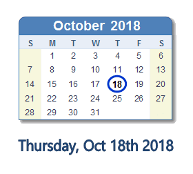october-18-2018