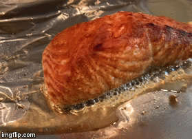 crispy broiled salmon