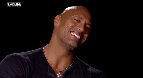 the rock laughing gif
