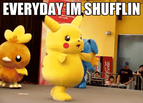 Pikachu dancing