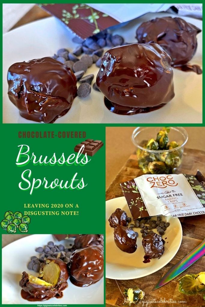 Chocolate covered brussels sprouts